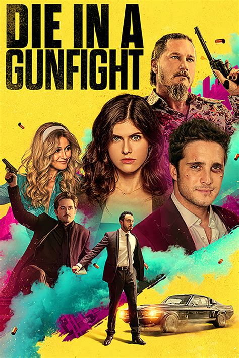 Emmanuelle Chriqui, Justin Chatwin, Alexandra Daddario, Travis Fimmel, and Diego Boneta in Die in a Gunfight (2021)